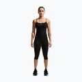 Maglietta da allenamento donna Nike One Medium Support nera/bianca 2