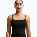 Maglietta da allenamento donna Nike One Medium Support nera/bianca 4