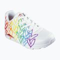 Scarpe da donna SKECHERS Uno Full Of Love white