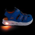 SKECHERS S-Lights Sola Glow sandali per bambini blu/lime 8