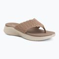 Ciabatte da donna SKECHERS Ultra Flex 3.0 Rhythm Waves brown