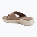 Ciabatte da donna SKECHERS Ultra Flex 3.0 Rhythm Waves brown 3
