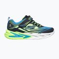 SKECHERS Flex-Glow Ultra nero/blu/lime scarpe per bambini 10