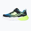 SKECHERS Flex-Glow Ultra nero/blu/lime scarpe per bambini 11