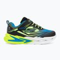 SKECHERS Flex-Glow Ultra nero/blu/lime scarpe per bambini 2