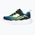 SKECHERS Flex-Glow Ultra nero/blu/lime scarpe per bambini 3