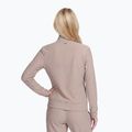 Felpa donna SKECHERS GO Luxe Rib Everyday Full Zip taupe/brown 2