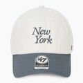 47 Brand MLB New York Yankees Foundation Script TT CLEAN UP berretto da baseball in pietra arenaria 2