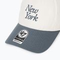 47 Brand MLB New York Yankees Foundation Script TT CLEAN UP berretto da baseball in pietra arenaria 3