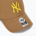 47 Brand MLB New York Yankees MVP Cappello da baseball in cammello 3