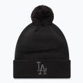 Berretto invernale New Era Metallic Bobble Los Angeles Dodger nero da donna