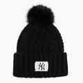 Berretto invernale donna New Era Cable Wide New York Yankees nero