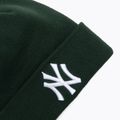 Berretto invernale New Era League Essential New York Yankees verde scuro/bianco 3