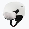 Casco da sci per bambini HEAD Yuki Visor Jr marshmallow/silver/red