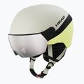 Casco da sci per bambini HEAD Yuki Visor Jr lime swirl/silver/red