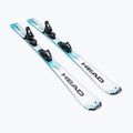 Sci alpini da bambino + attacchi HEAD Supershape JRS + Jrs 7.5 GW CA white/blue 2