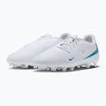 Scarpe da calcio uomo Nike Phantom 6 Low Academy FG/MG white/white/dusty cactus 3