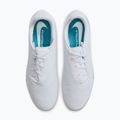 Scarpe da calcio uomo Nike Phantom 6 Low Academy FG/MG white/white/dusty cactus 4