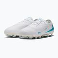 Scarpe da calcio uomo Nike Phantom 6 Low Pro FG white/white/dusty cactus 3