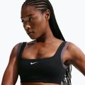 Reggiseno sportivo Nike One Light Support black/thunder grey/white 4