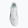 Scarpe da corsa uomo Nike Downshifter 14 white/midnight navy/green spark 5