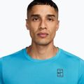 T-shirt da uomo Nike Court Dri-Fit Advantage baltic blue/black 3