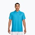 Polo da tennis da uomo Nike Court Dri-Fit Advantage baltic blue/black