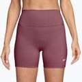 Pantaloncini da allenamento da donna Nike One pink smoke/white
