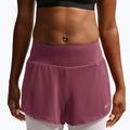 Pantaloncini da corsa da donna Nike Flow pink smoke 4