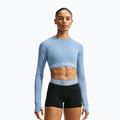Longsleeve da donna Nike Pro work blue/white
