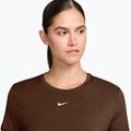 Maglietta da donna Nike One Classic Dri-Fit SS cacao wow/white 3