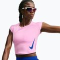 Maglia da running da donna Nike Tempo Swoosh Run Dri-Fit pink rise/pink rise/old royal 4