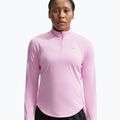 Felpa da corsa donna Nike Tempo Dri-Fit 1/4 Zip pink rise 4