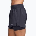 Pantaloncini da donna Nike One Dri-Fit High-Waisted 3" 2In1 gridiron/white 3