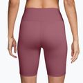 Pantaloncini da allenamento da donna Nike One Pink Smoke/White 2