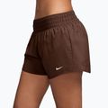 Pantaloncini da donna Nike One Dri-Fit 3" cacao wow/white 3