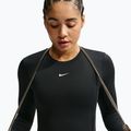 Longsleeve da allenamento da donna Nike One Fitted black/white 6