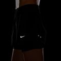 Pantaloncini da corsa da donna Nike Tempo Flow black/black 7