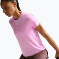 Maglia da allenamento donna Nike One Classic pink rise/white 5