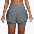 Pantaloncini da corsa da donna Nike Tempo Flow cool grey/cool grey