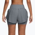 Pantaloncini da corsa da donna Nike Tempo Flow cool grey/cool grey 2