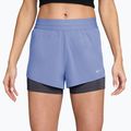 Pantaloncini da corsa da donna Nike Swift Mid-Rise 2in1 aluminum/royal tint