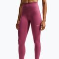 Leggings da donna Nike One pink smoke/white 4