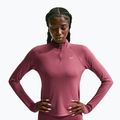 Felpa da corsa donna Nike Tempo Dri-Fit 1/4 Zip pink smoke 4
