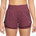 Pantaloncini da allenamento da donna Nike One pink smoke/white