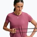 Maglia da allenamento donna Nike One Classic pink smoke/white 6