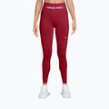 Leggings da donna Nike Pro Seamless tough red/white