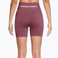 Pantaloncini da allenamento da donna Nike Pro Seamless pink smoke/white 2