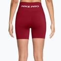 Pantaloncini da allenamento da donna Nike Pro Seamless tough red/white 2