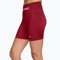 Pantaloncini da allenamento da donna Nike Pro Seamless tough red/white 3